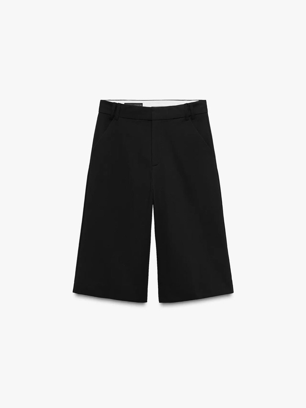Zara Black Tailored Culotte Shorts